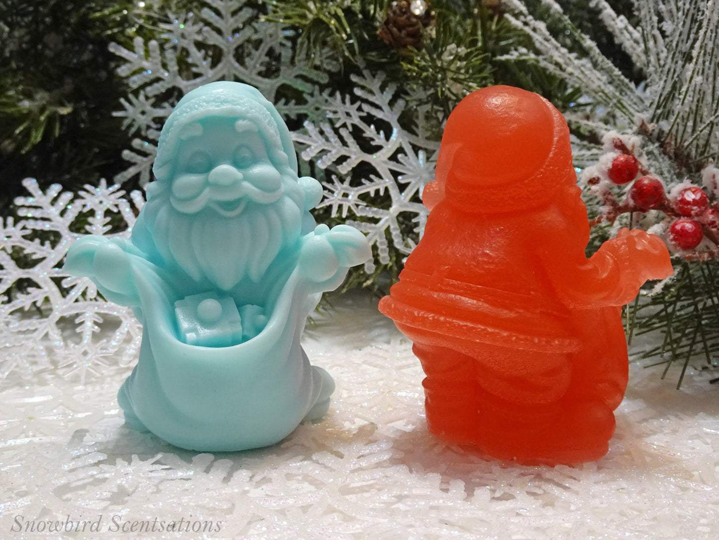 Santa with Bag in Front (Solid or Painted)