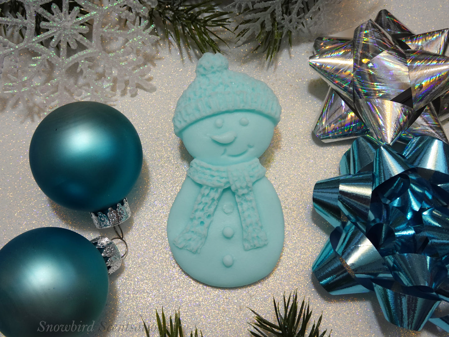 Santa, Reindeer, or Snowman Soap (Solid or Painted)