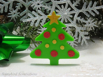 Santa Hat, Christmas Tree, Snowflake, Snowman, Gingerbread Boy, & Gingerbread Girl - Set of 6 (Solid or Painted)