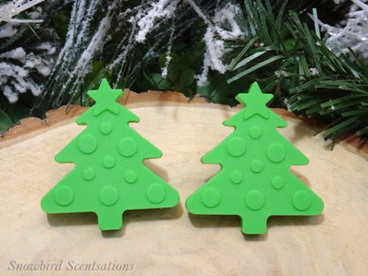 Santa Hat, Christmas Tree, Snowflake, Snowman, Gingerbread Boy, & Gingerbread Girl - Set of 6 (Solid or Painted)