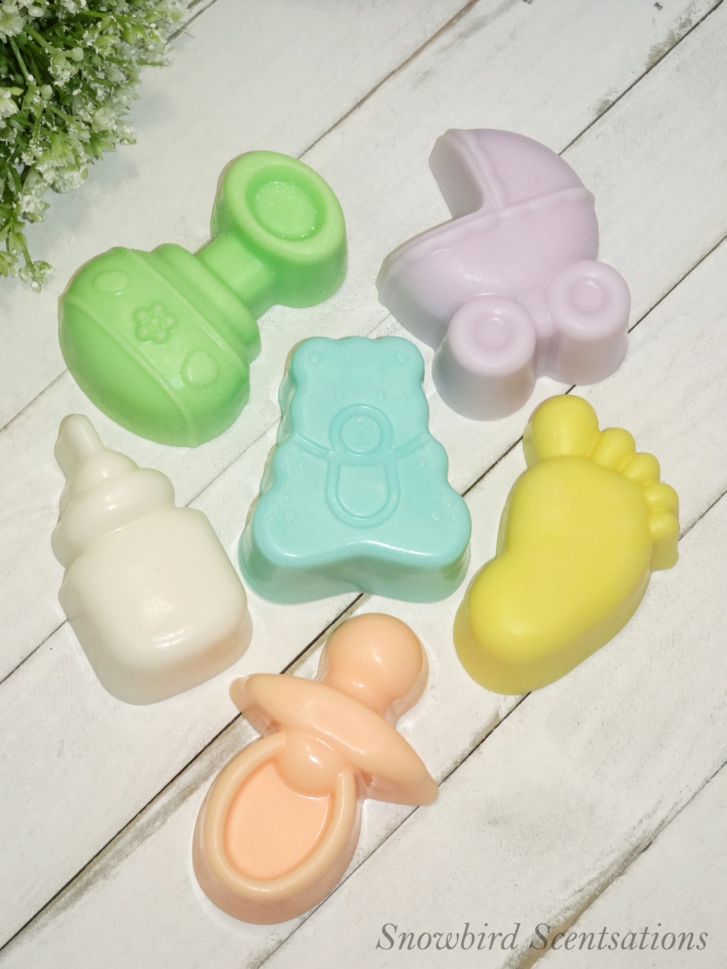 Large Baby Soaps: Gift Set of 6
