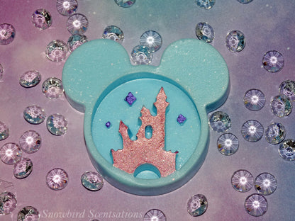 Mickey Ears with Castle (Painted)