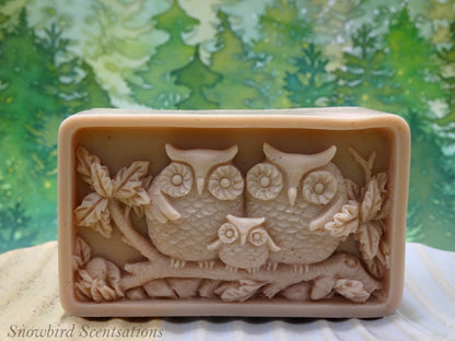 Owl Family (Solid or Painted)