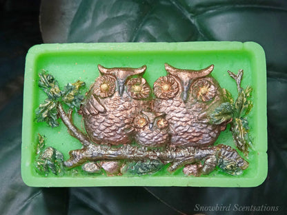 Owl Family (Solid or Painted)