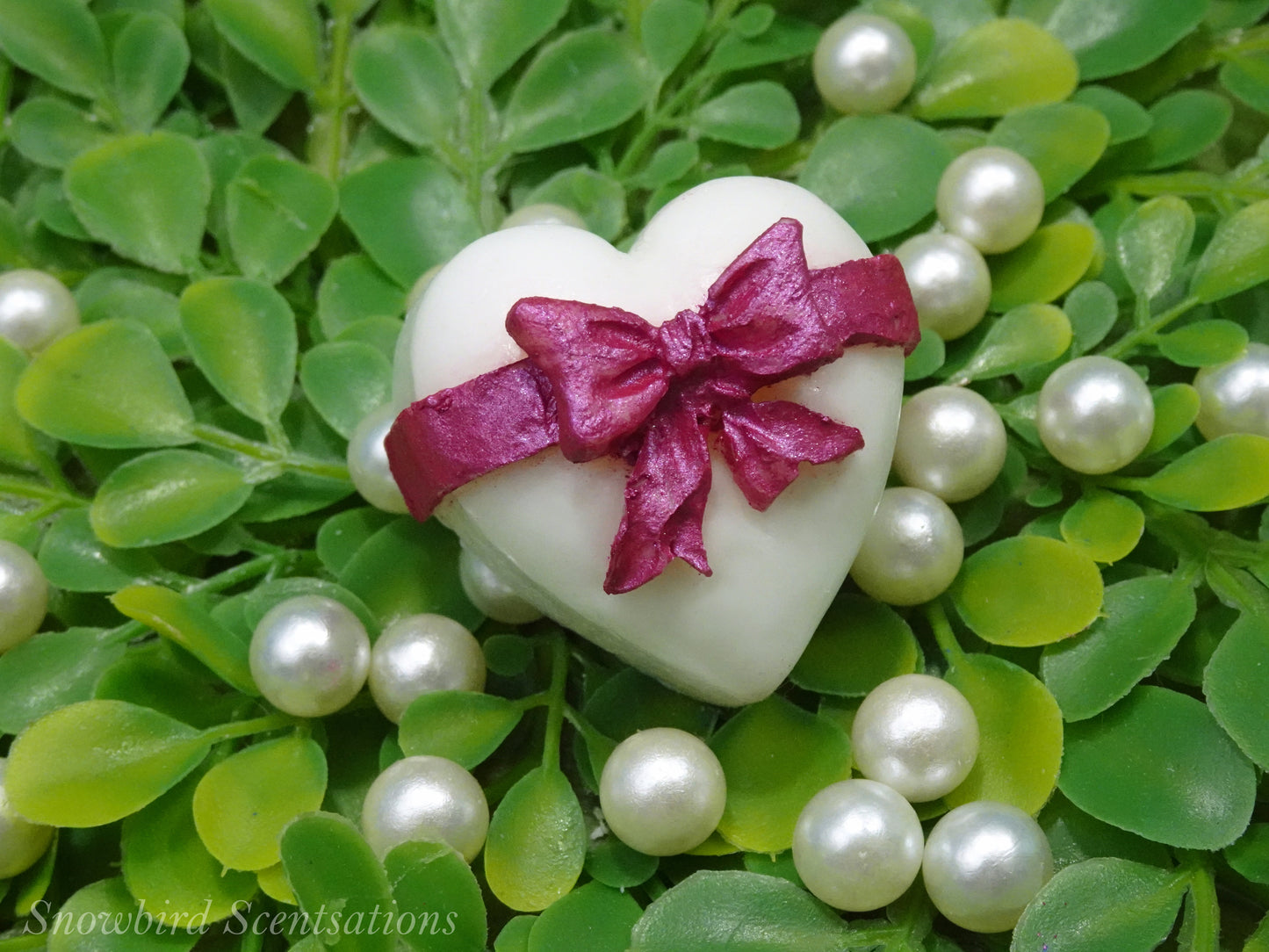 Small Heart with Bow (Painted)