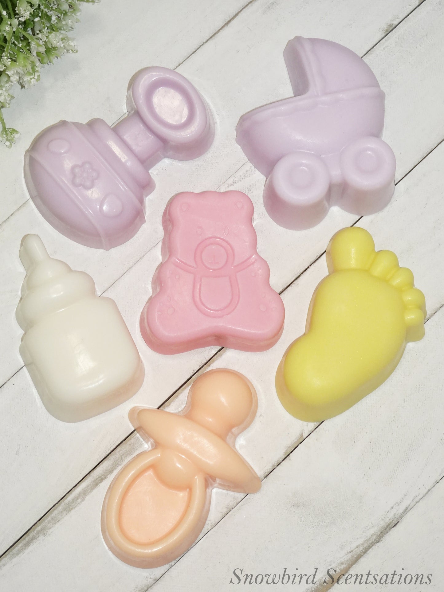 Large Baby Soaps: Gift Set of 6