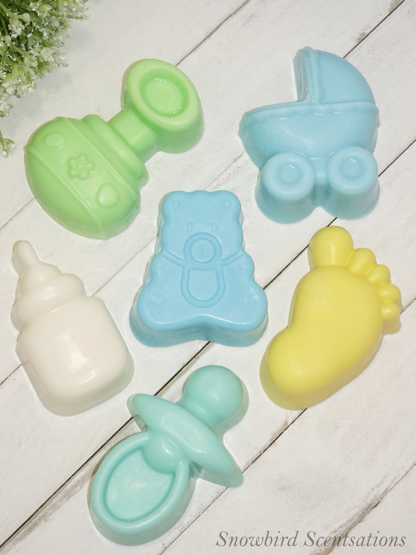 Large Baby Soaps: Gift Set of 6