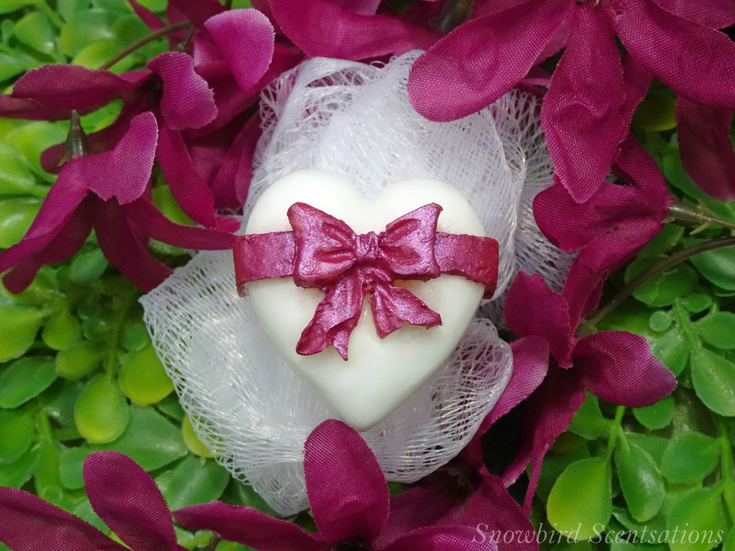 Small Heart with Bow (Painted)