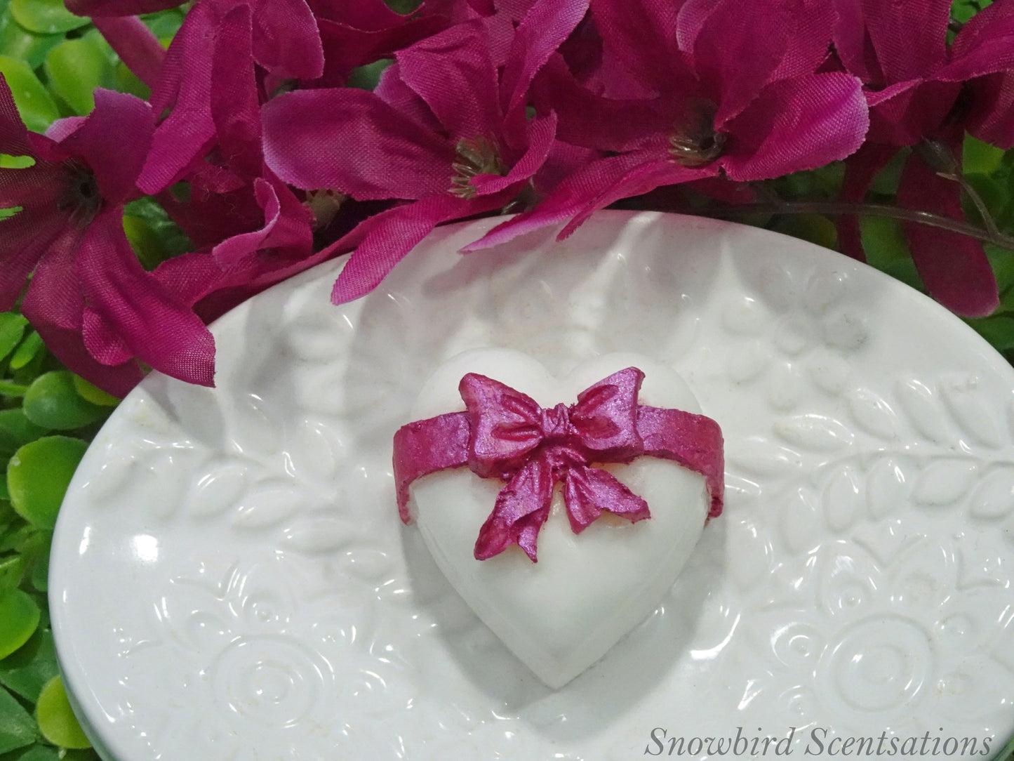 Small Heart with Bow (Painted)