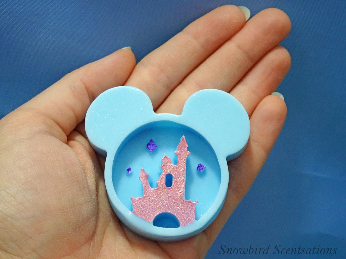 Mickey Ears with Castle (Painted)