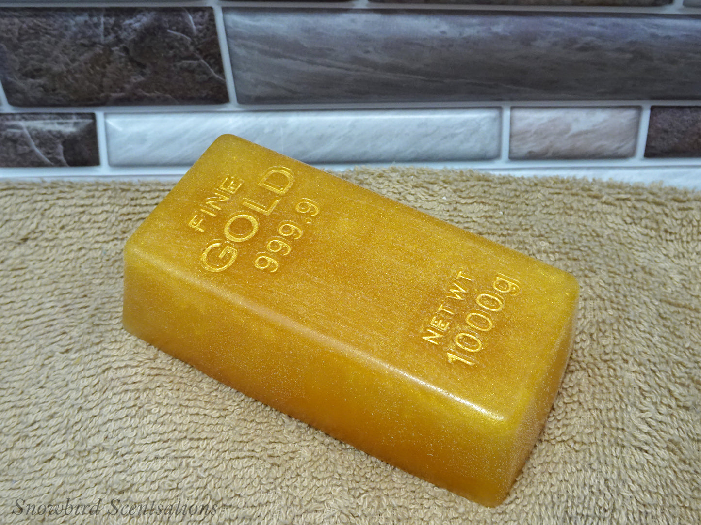 Gold Bar Soap (Solid or Painted)