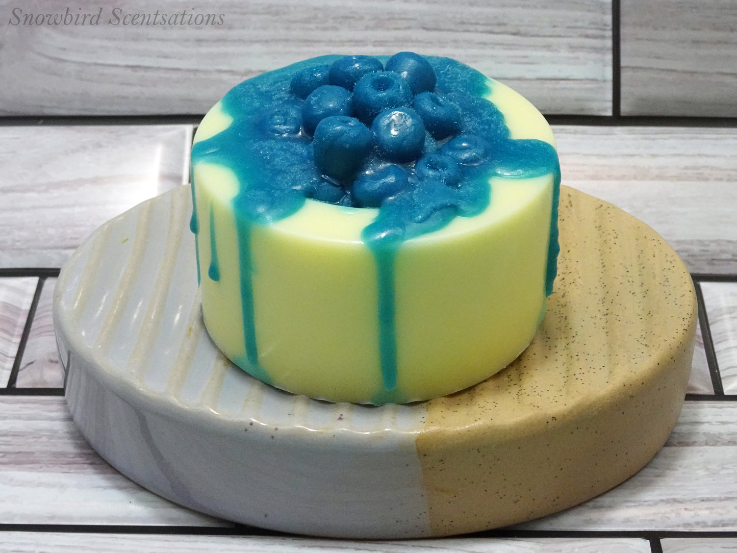Dessert Cup Soaps: Blueberry