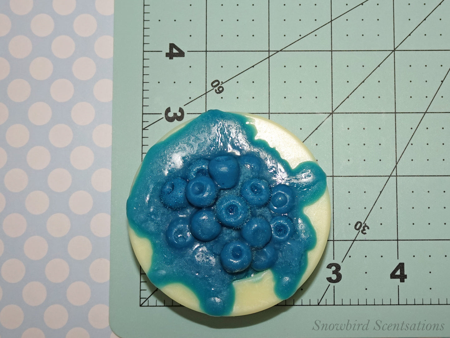 Dessert Cup Soaps: Blueberry