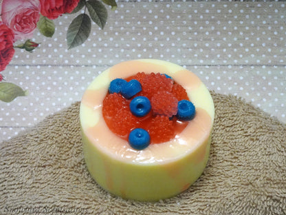Dessert Cup Soaps: Blueberry & Raspberry