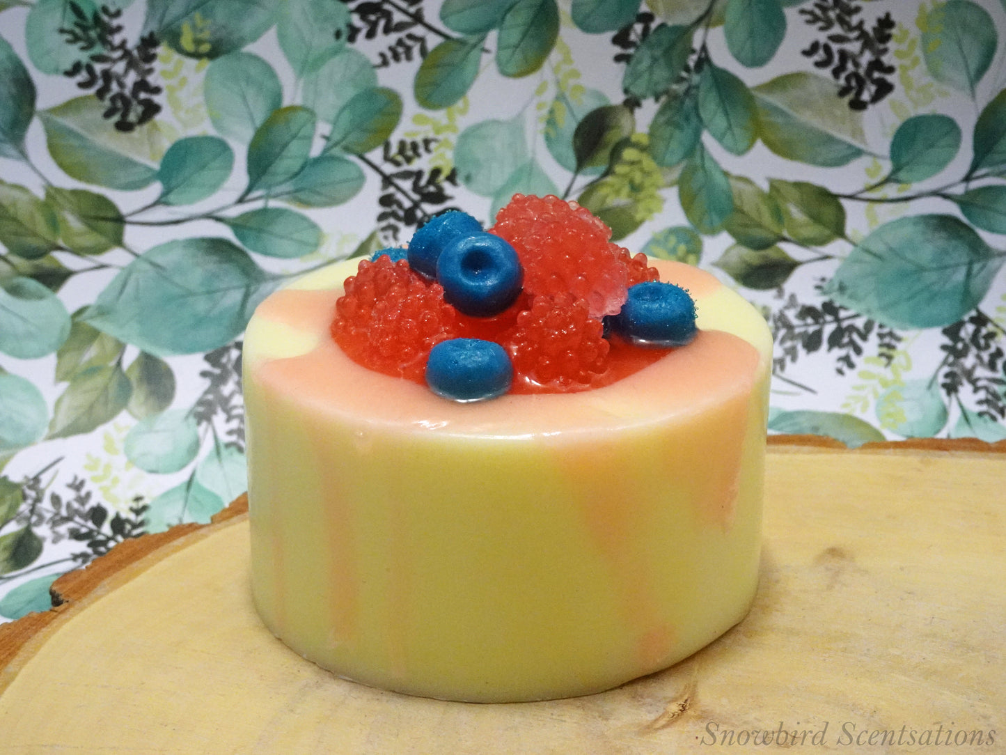 Dessert Cup Soaps: Blueberry & Raspberry