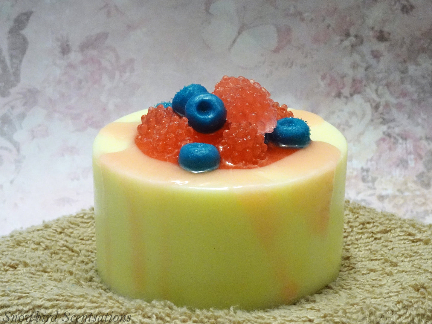 Dessert Cup Soaps: Blueberry & Raspberry