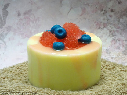 Dessert Cup Soaps: Blueberry & Raspberry