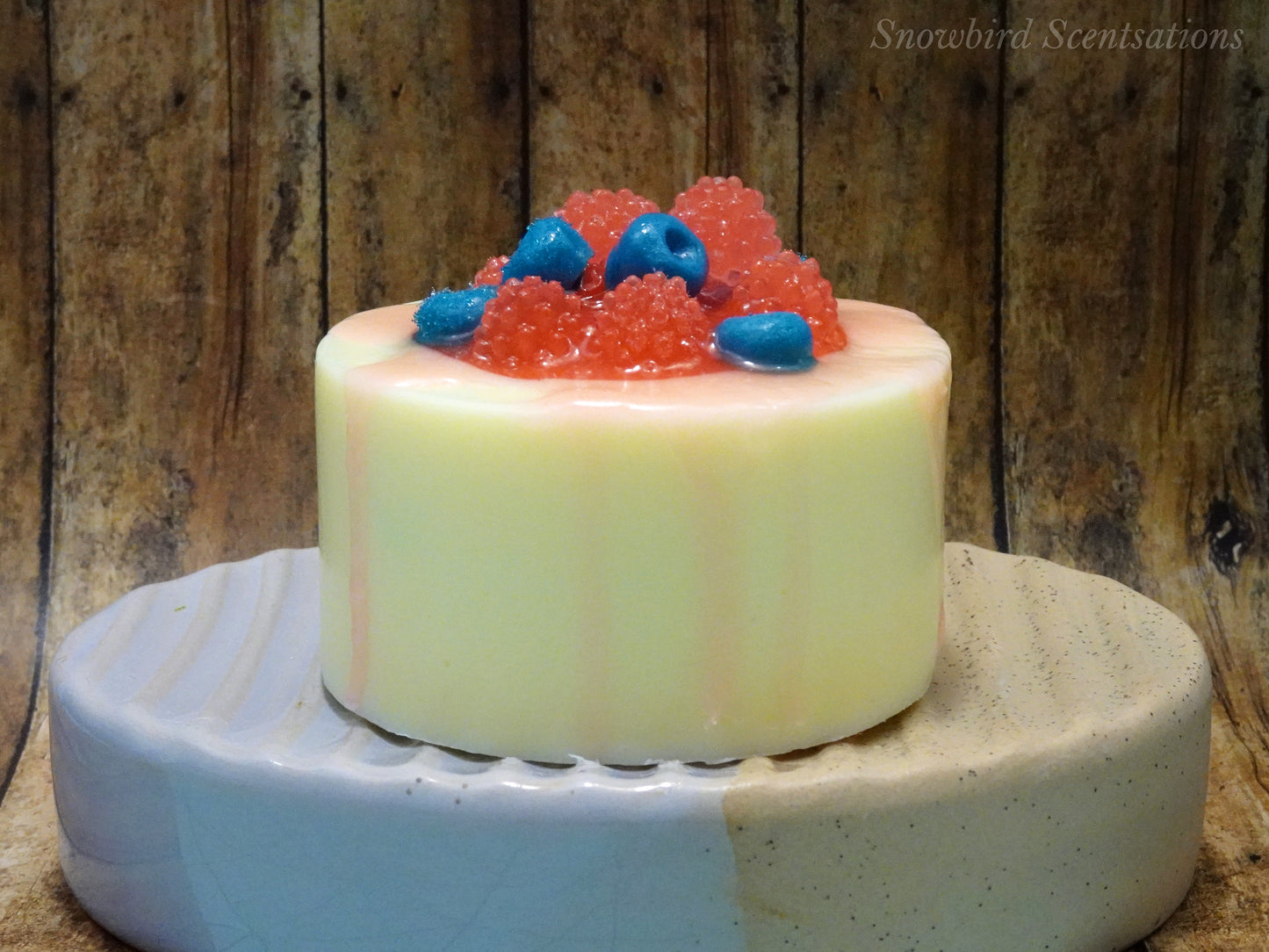 Dessert Cup Soaps: Blueberry & Raspberry