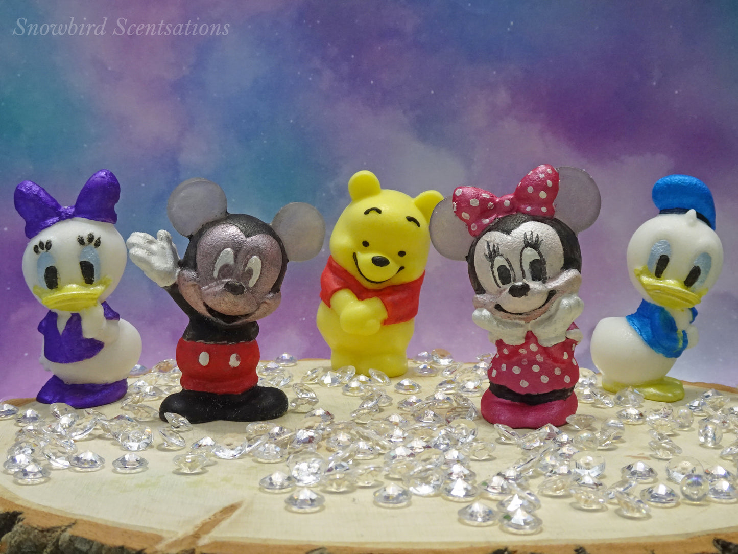 Mickey Mouse, Minnie Mouse, Donald Duck, Daisy Duck, or Winnie The Pooh (Painted)