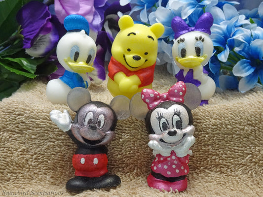 Mickey Mouse, Minnie Mouse, Donald Duck, Daisy Duck, or Winnie The Pooh (Painted)