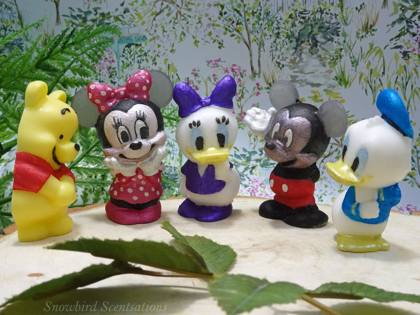 Mickey Mouse, Minnie Mouse, Donald Duck, Daisy Duck, or Winnie The Pooh (Painted)