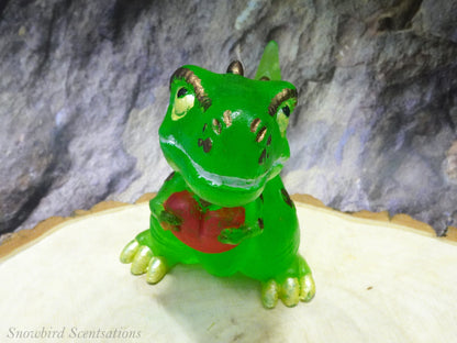 Dino with Heart (Solid or Painted)