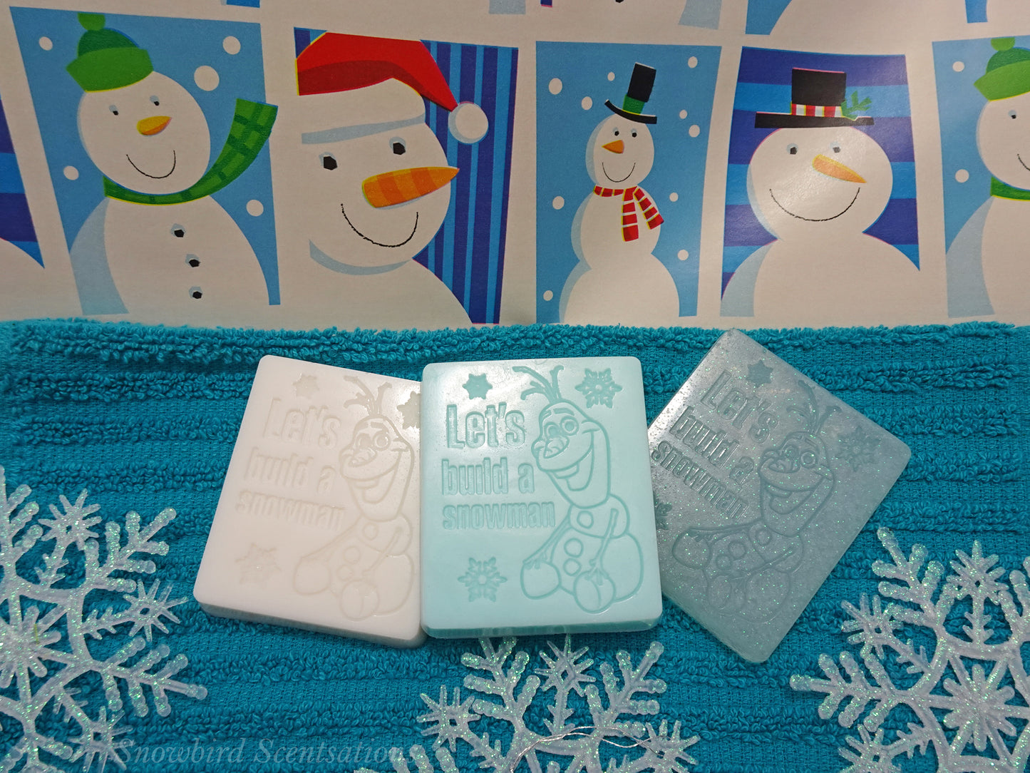 Olaf "Let's Build A Snowman" Soap Bar (Solid or Painted)