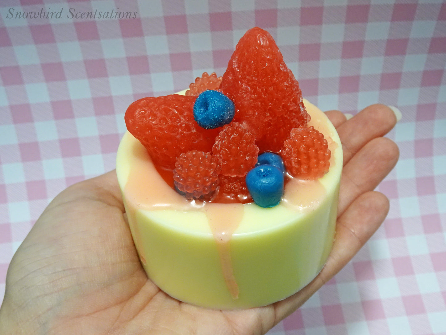 Dessert Cup Soaps: Mixed Berry