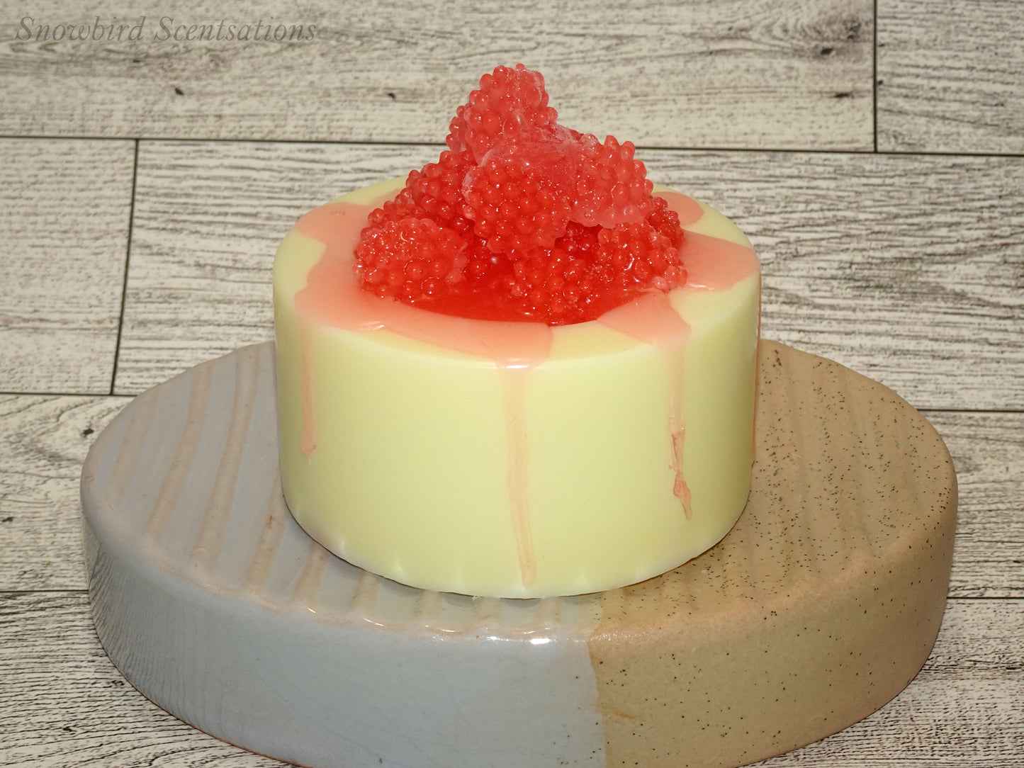 Dessert Cup Soaps: Raspberry