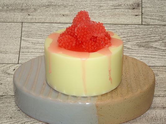 Dessert Cup Soaps: Raspberry