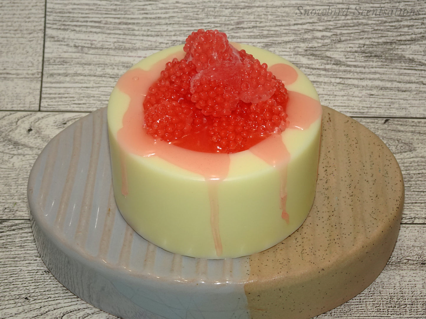 Dessert Cup Soaps: Raspberry