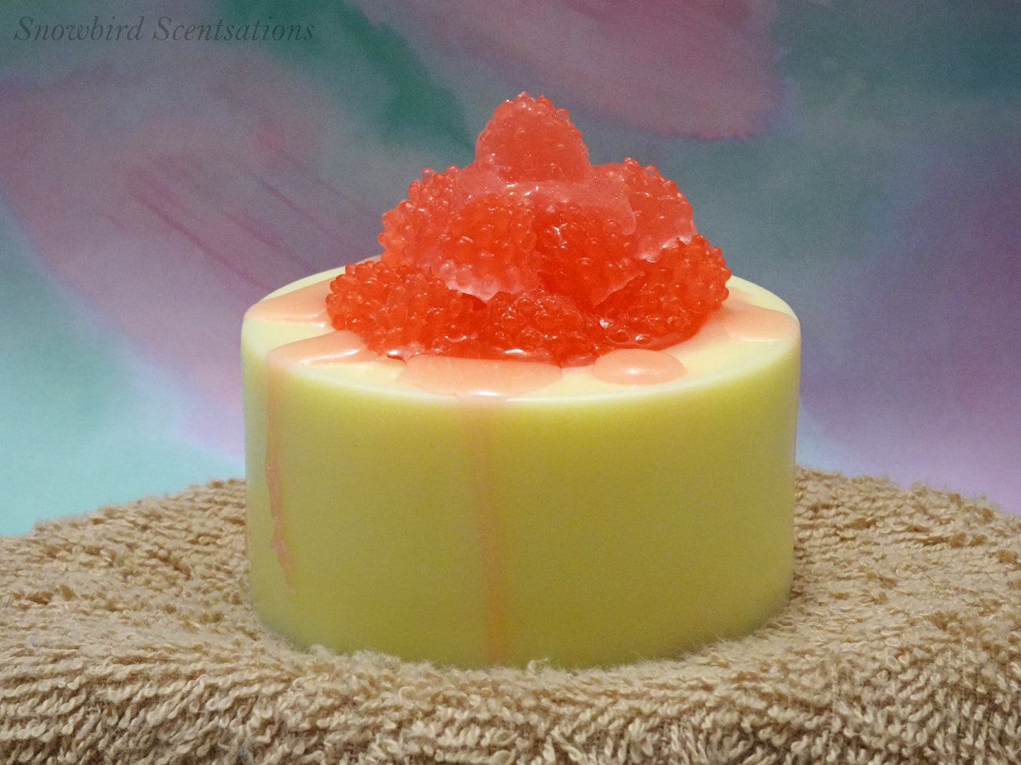 Dessert Cup Soaps: Raspberry