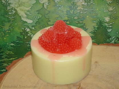 Dessert Cup Soaps: Raspberry