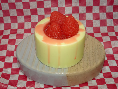 Dessert Cup Soaps: Strawberry