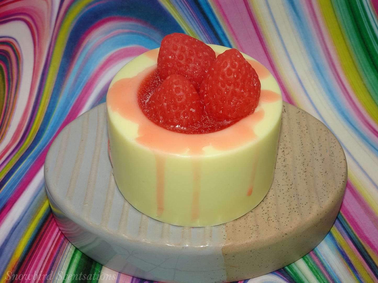 Dessert Cup Soaps: Strawberry