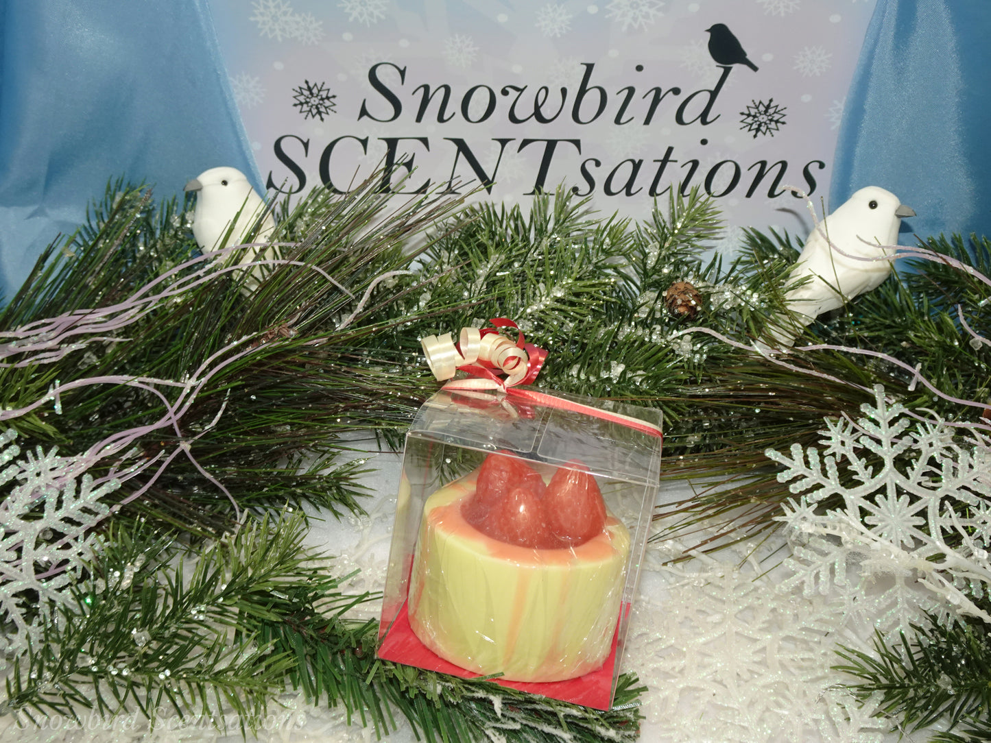 Dessert Cup Soaps: Strawberry